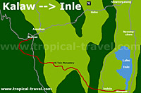 Kalaw-Inle-See Karte