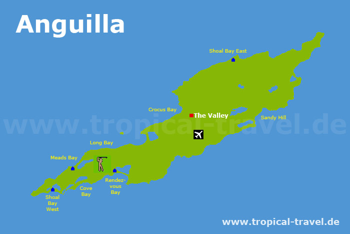 Anguilla Karte