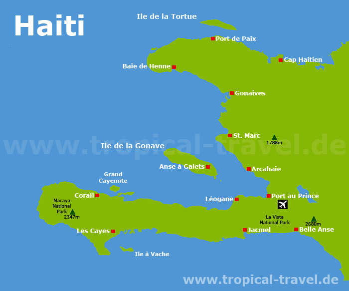 Haiti Karte