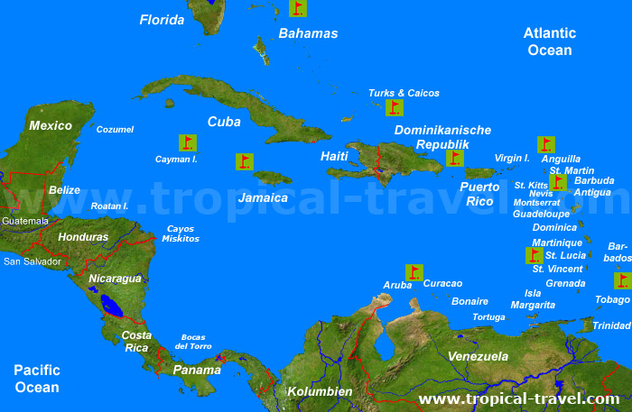 Karibikgolfkarte