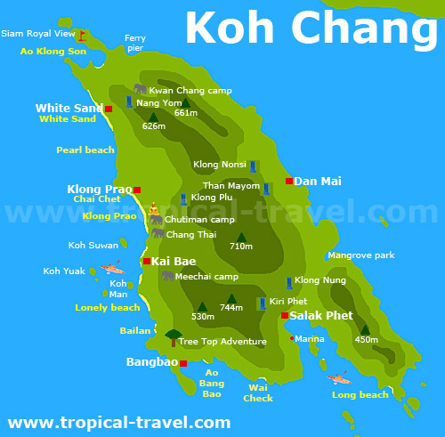 Koh Chang Karte Koh Chang