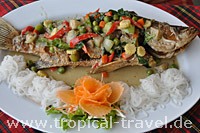 frischen Fisch genießen frischen Fisch genießen