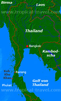 Thailand-Karte