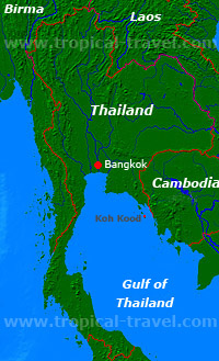 map of Thailand