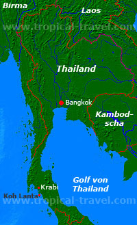 Thailandkarte
