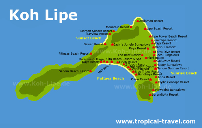 Koh Lipe Karte