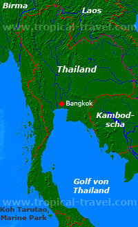 Thailand Karte