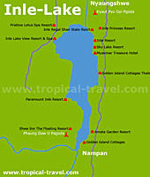 Inle-See Karte