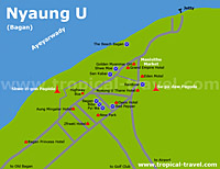 Nyaung U Karte