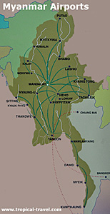 Myanmar Karte