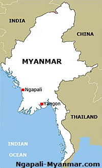 Myanmar map