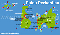 Pulau Perhentian Karte