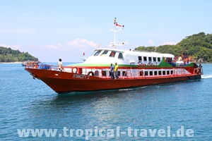 Schnellboot nach Pulau Redang