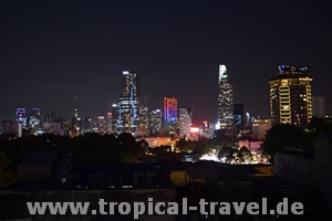 Saigon Skyline bei Nacht