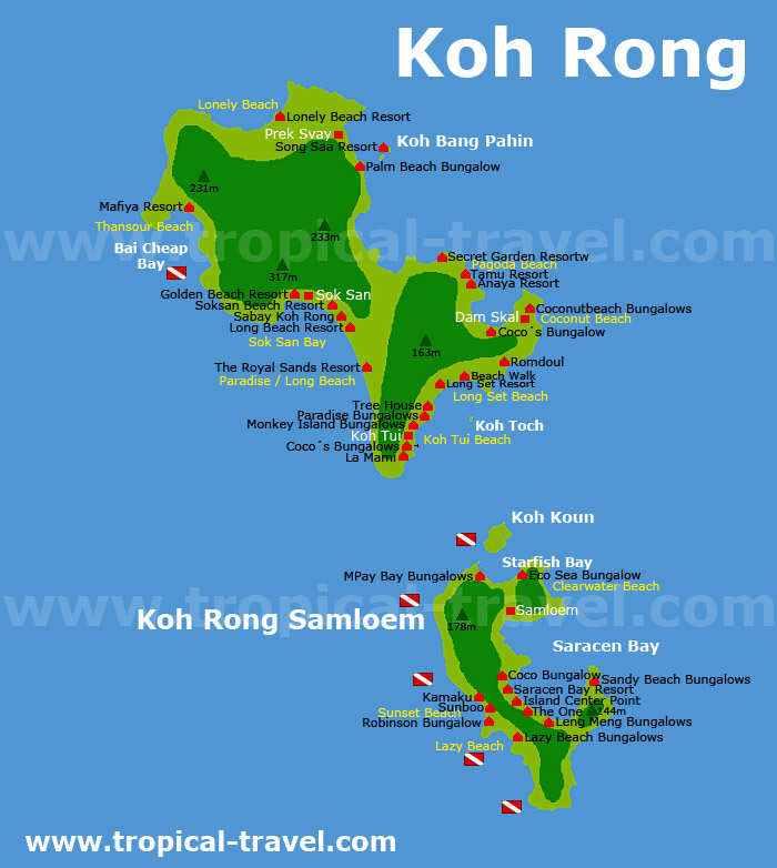 Koh Rong Karte