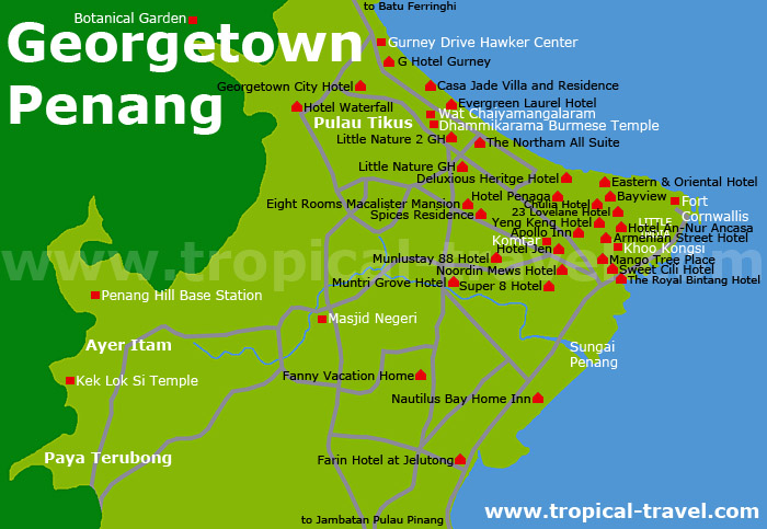 Georgetown Karte