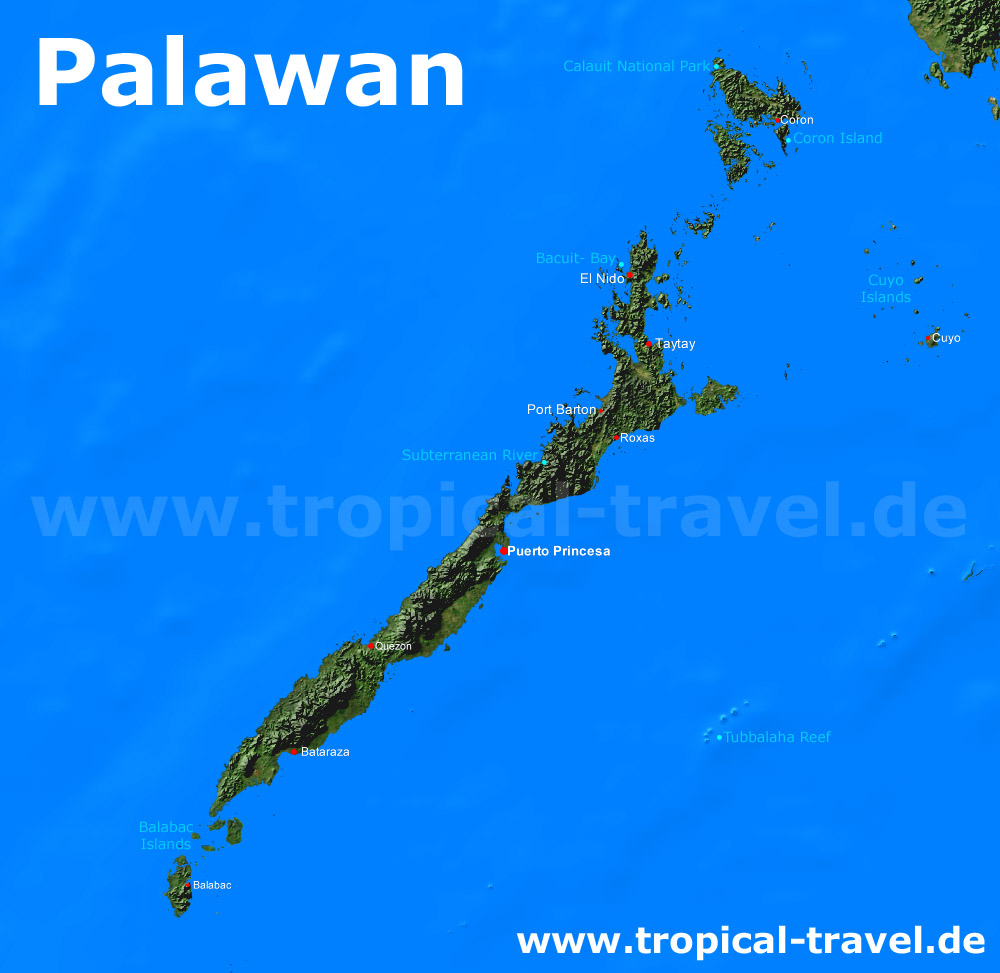 Palawan Karte