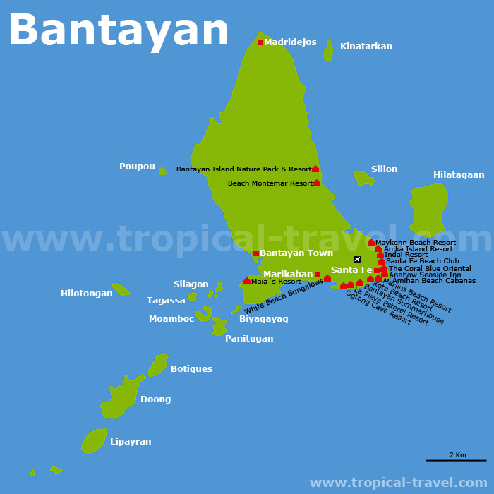 Bantayan Karte