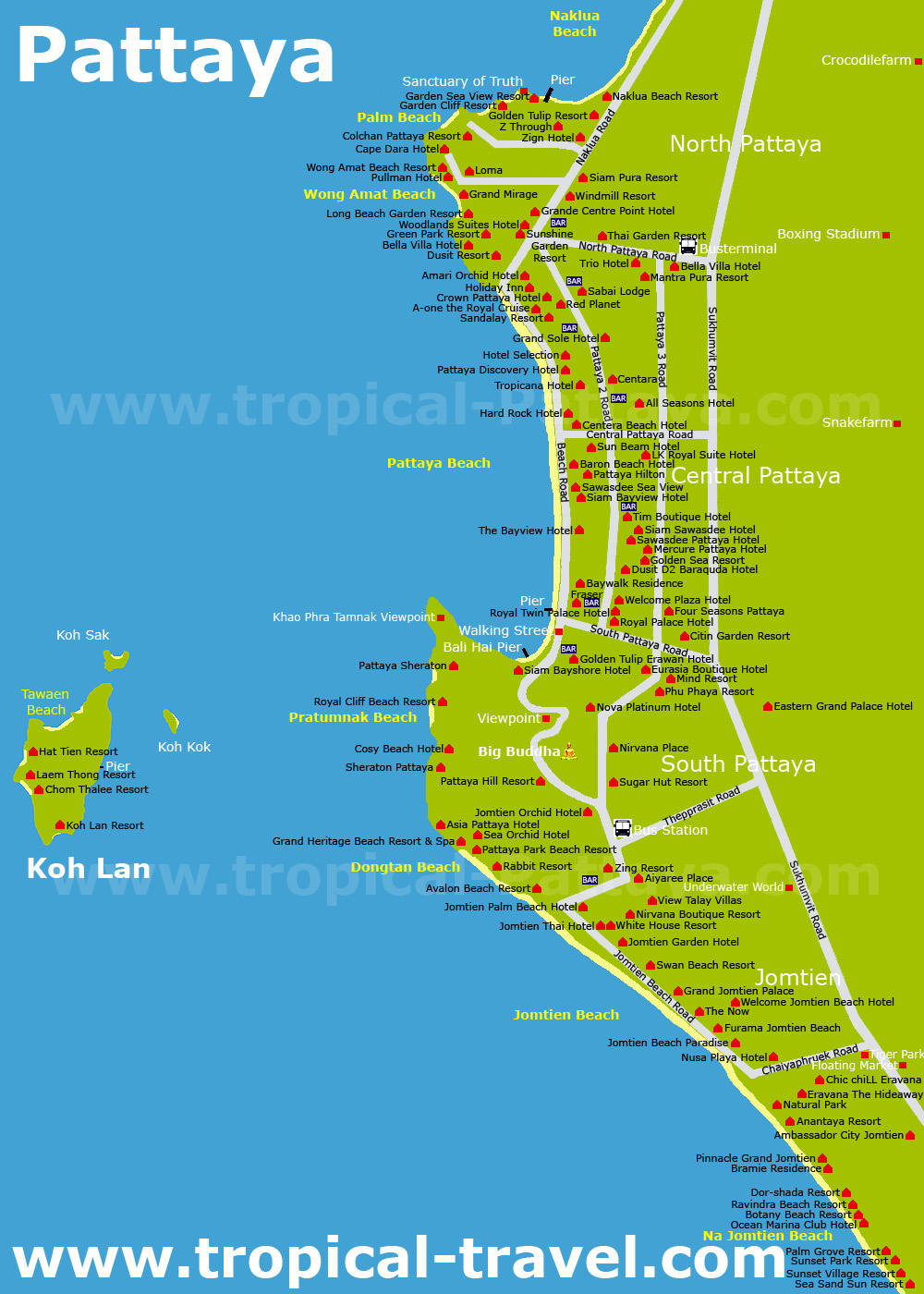 Pattaya Karte