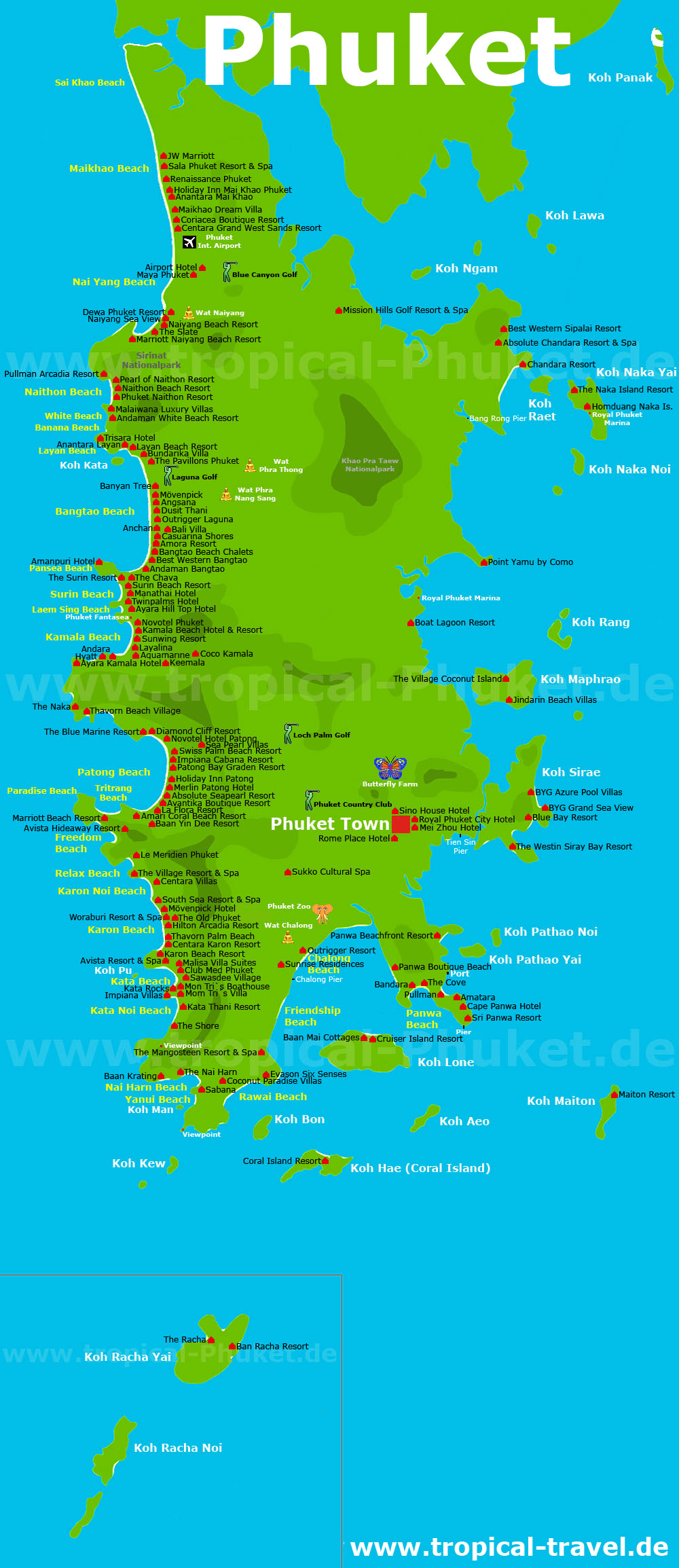 Koh Phuket Karte