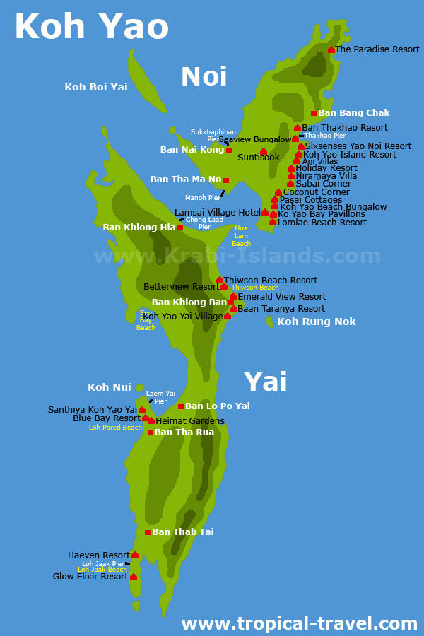 Koh Yao Karte
