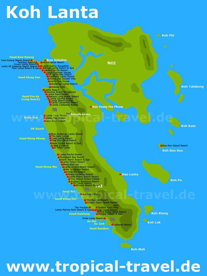 Koh Lanta Karte