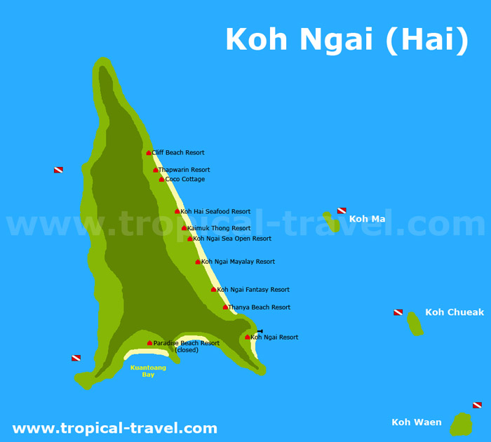 Koh Ngai Karte