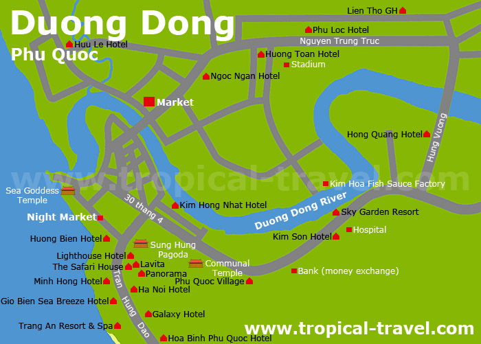 Duong Dong Karte