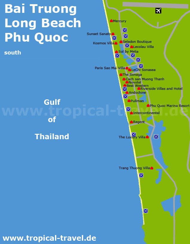 Long Beach S&uuml;d Karte