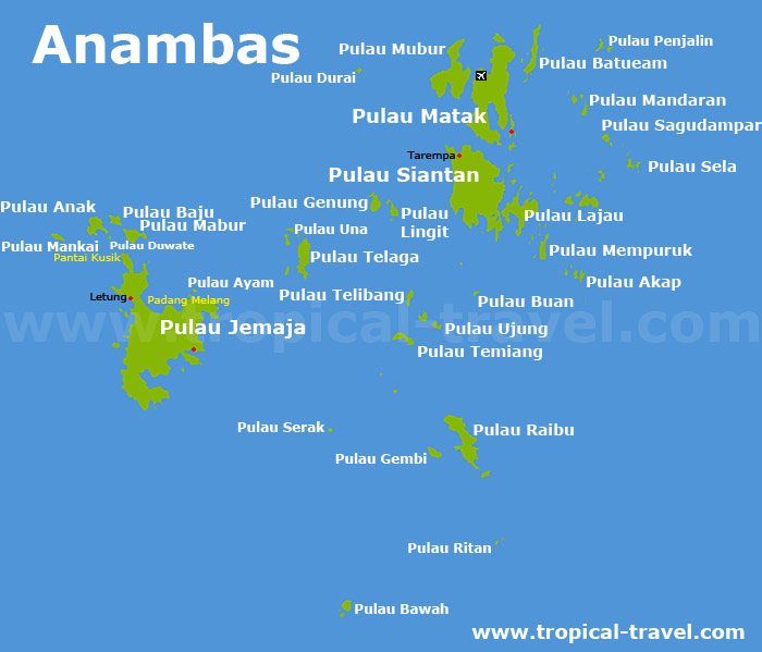 Anambas Karte