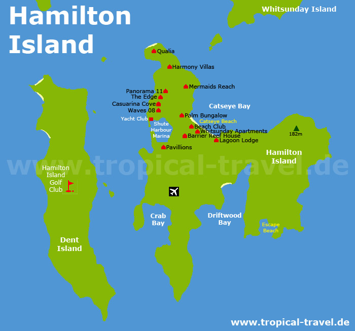 Hamilton Island Karte