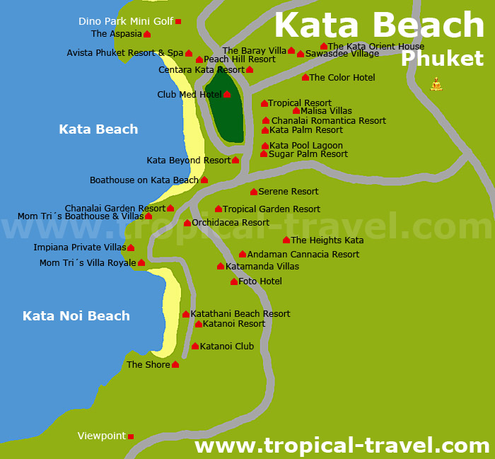 700Kata Beach Karte