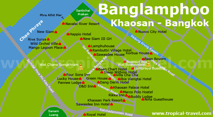 Banglamphoo Karte