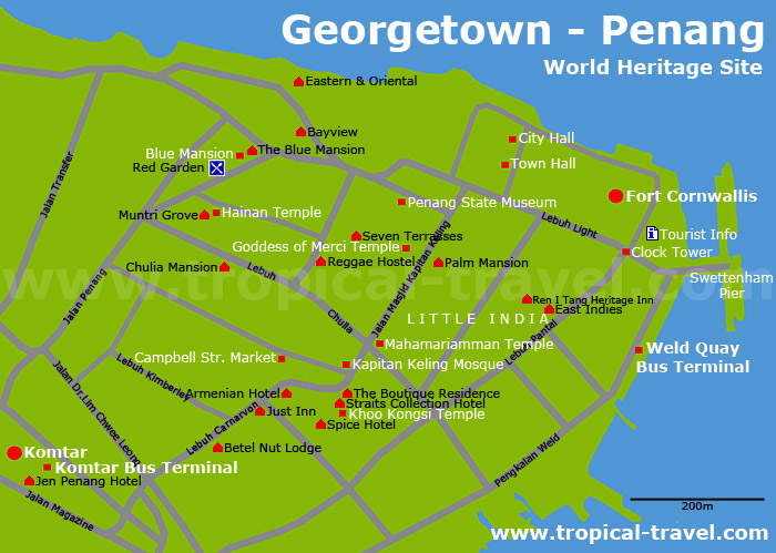 Georgetown Karte