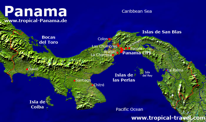 Panama Karte