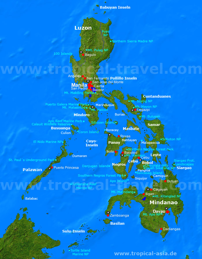 Philippinen Karte
