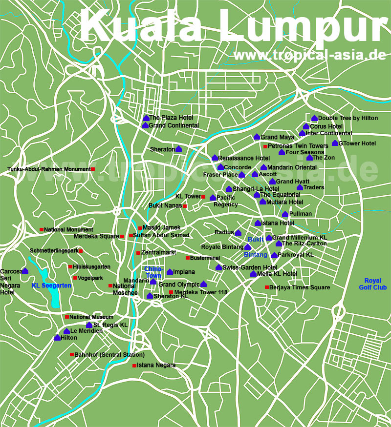 Kuala Lumpur Karte