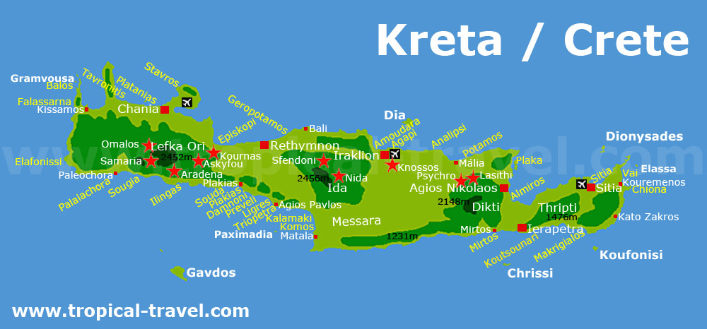 Kreta Karte