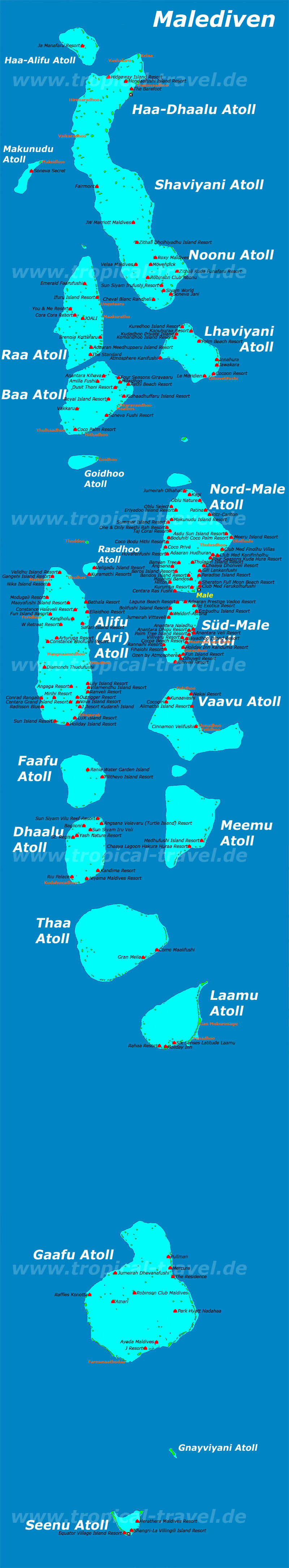 Maledivenkarte