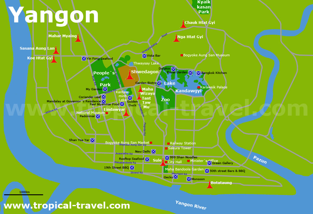 Yangon Restaurant Karte