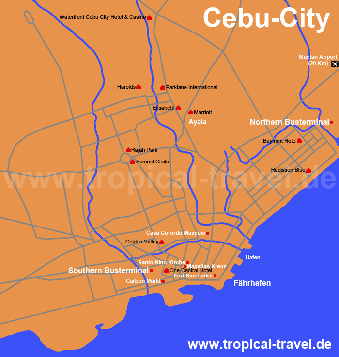 Cebu City Karte