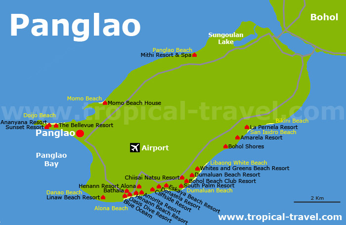 Panglao Karte