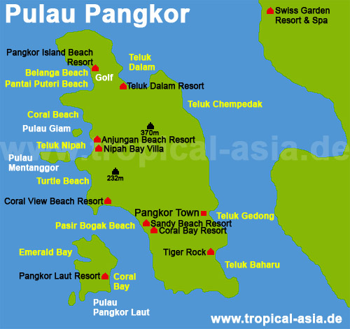 Pangkor Karte