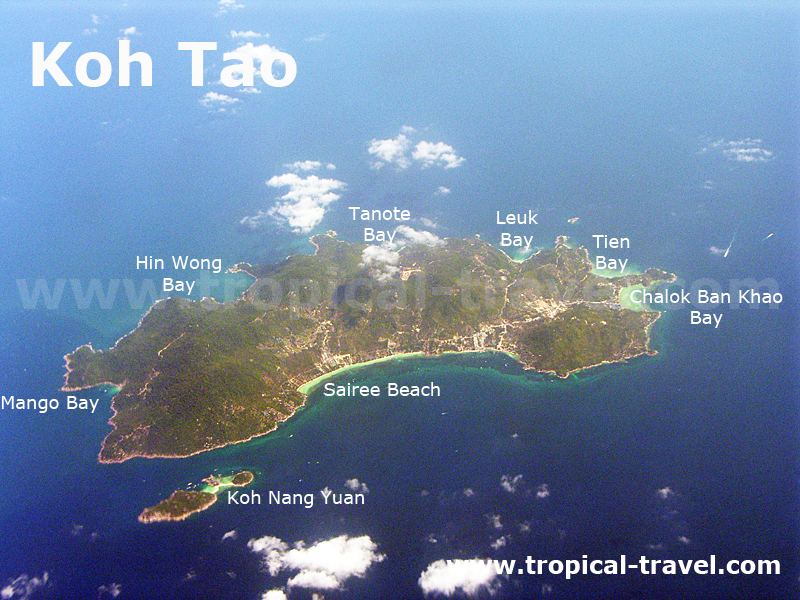 Koh Tao from air