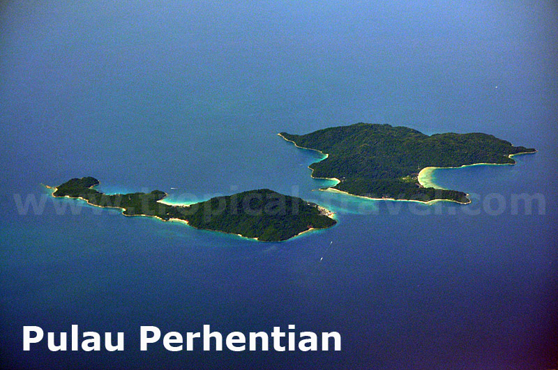 Perhentian from air