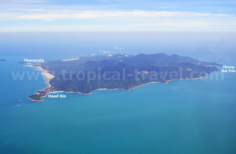 Koh Phangan from air