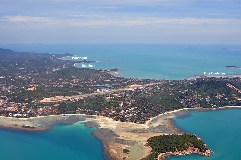 Koh Samui from air