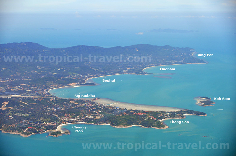 Koh Samui from air