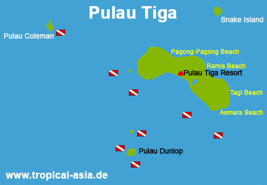 Pulau Tiga Karte